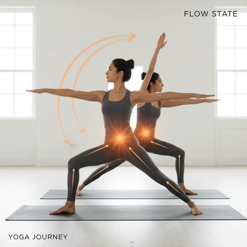 Vinyasa yoga movement