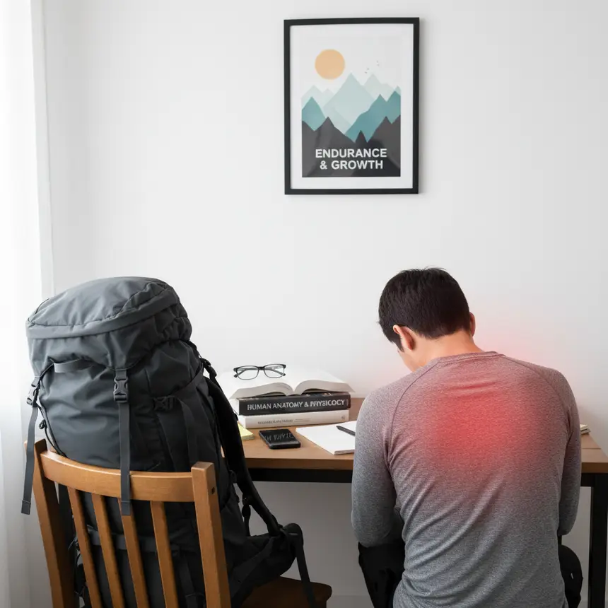 Causes of teen posture, smartphone posture, heavy backpack