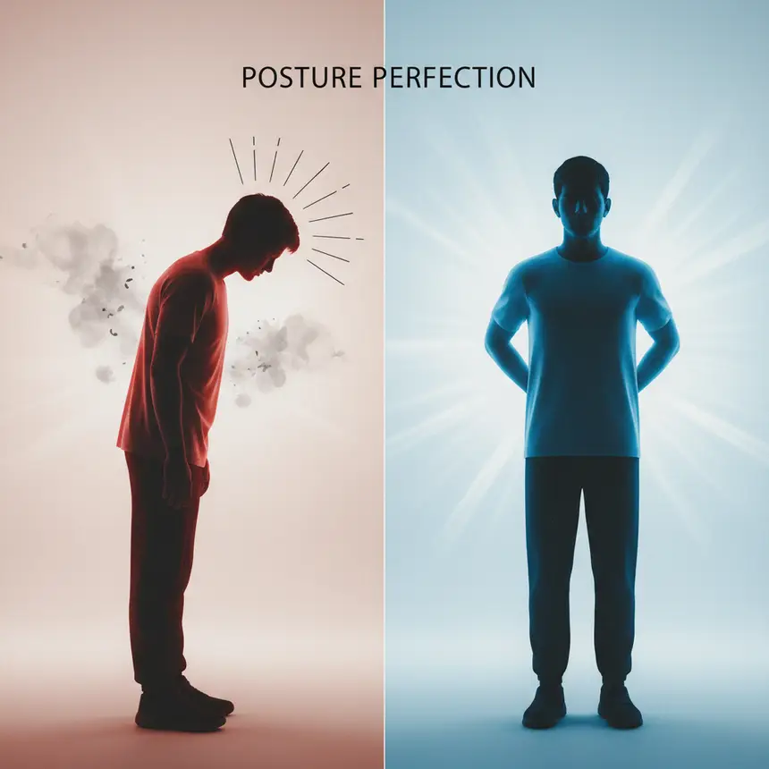 Pilates posture correction, concentration, stress relief