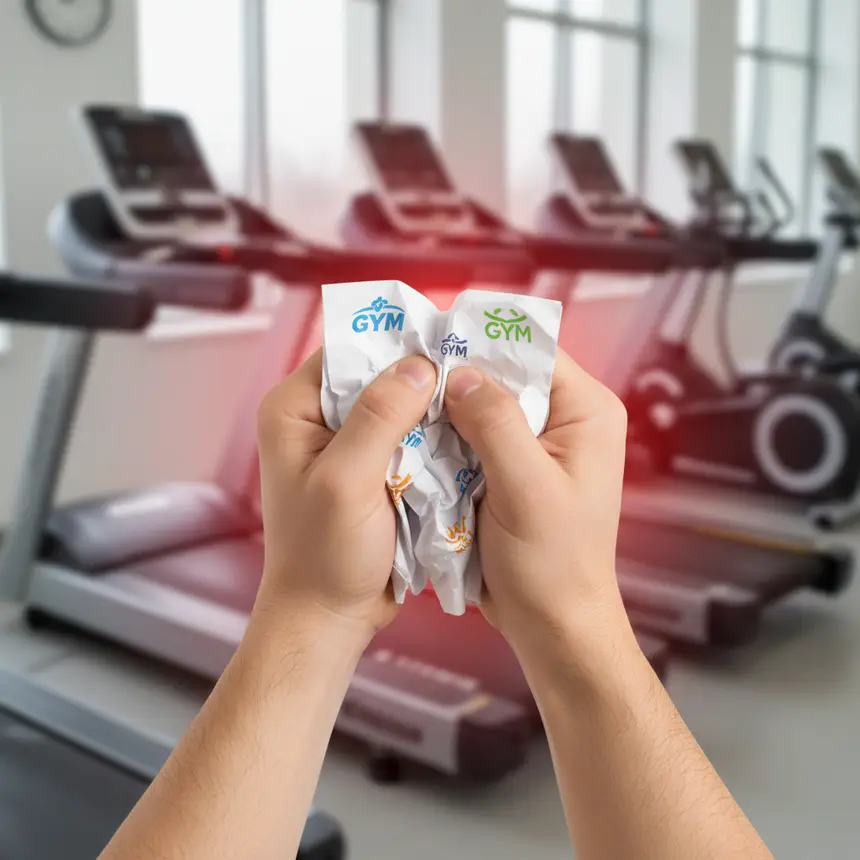 Gym choice frustration, workout dropout