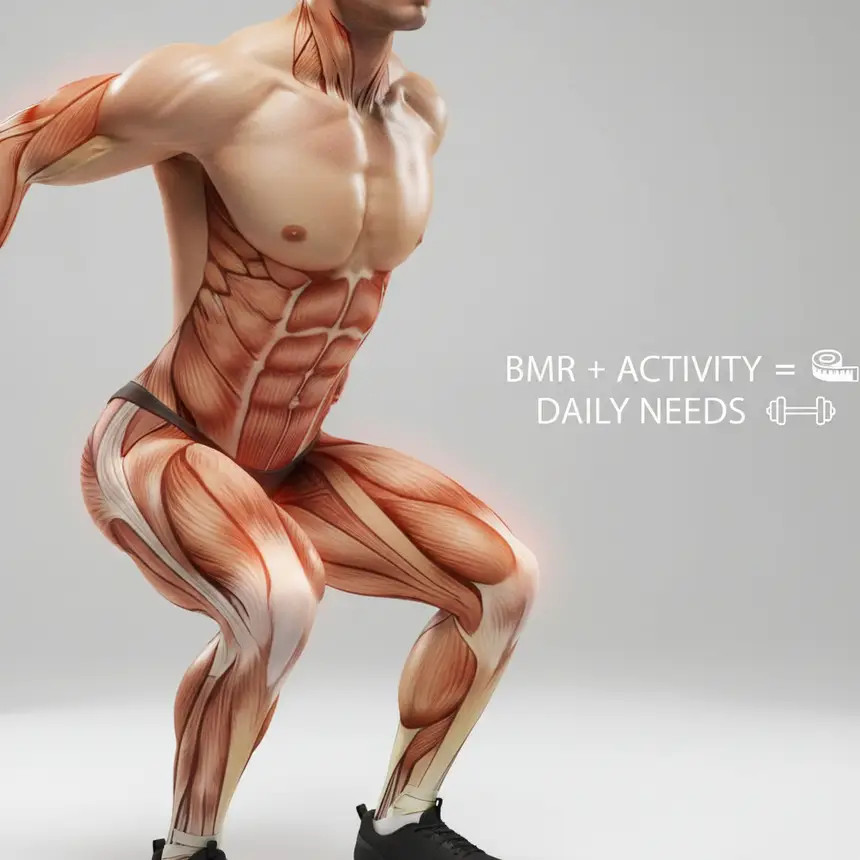 Muscle growth calorie calculation