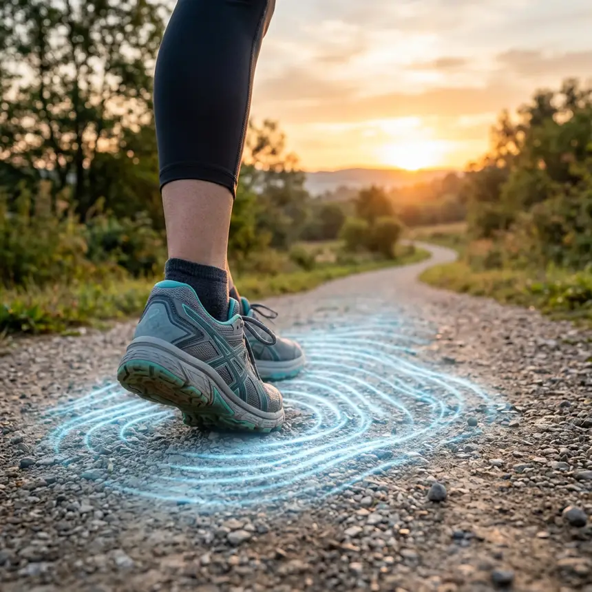 Person walking healthy lifestyle