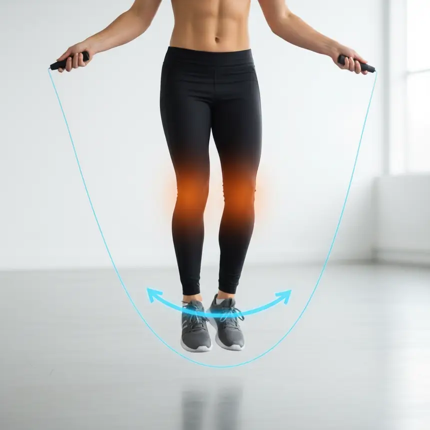 Double under technique muscle activation