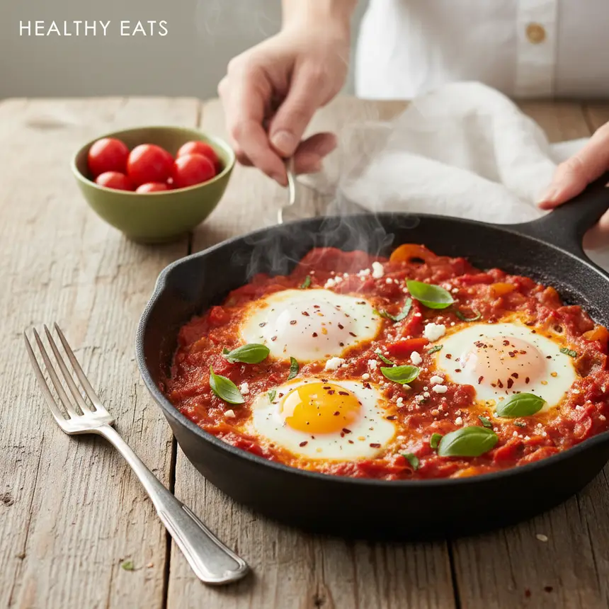 Delicious Shakshuka finished