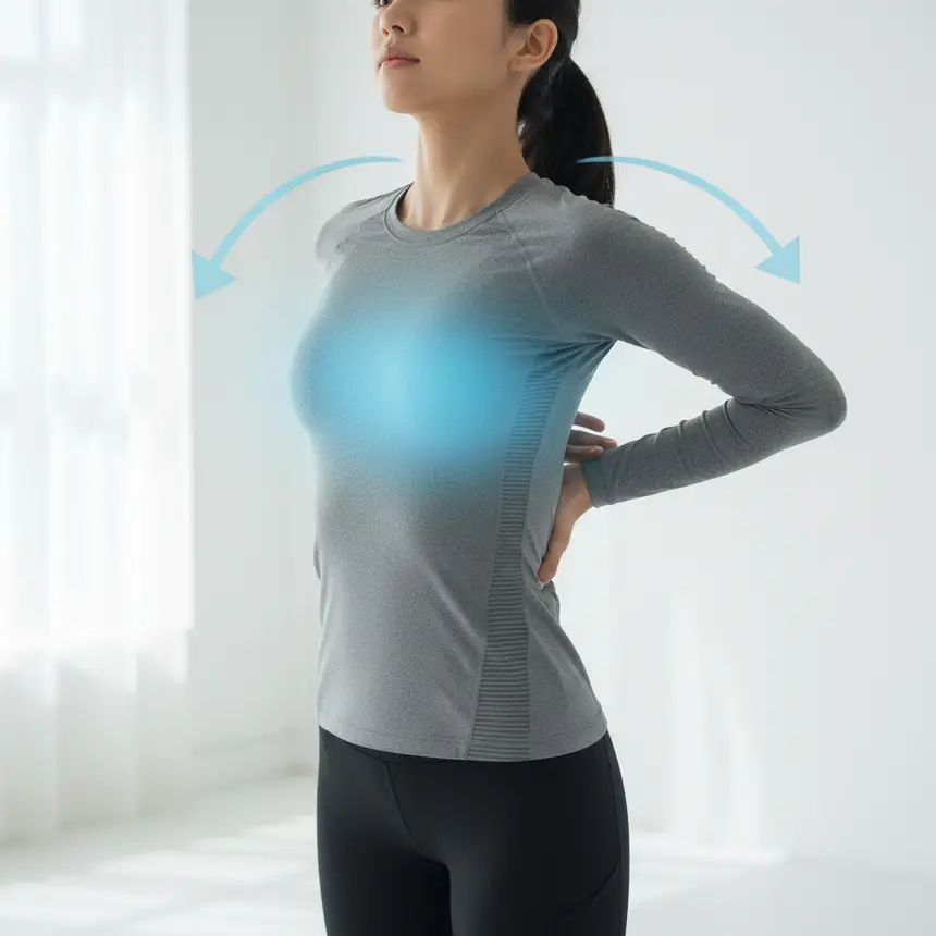Chest opening stretch