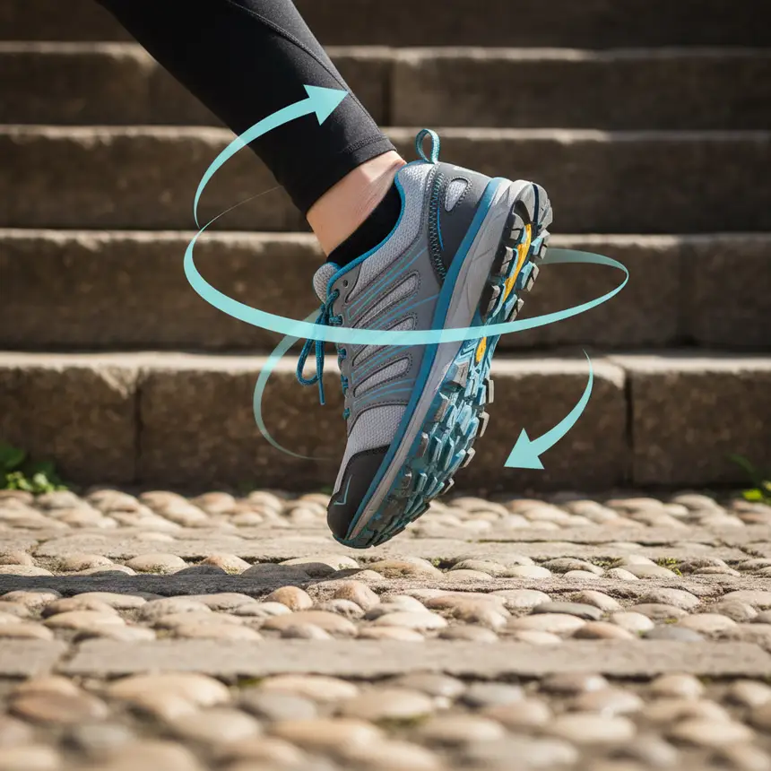Ankle sprain causes, ankle twist