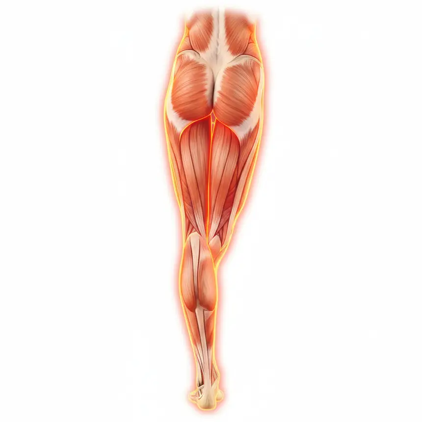 Calf muscle anatomy, gastrocnemius soleus, insert_banner