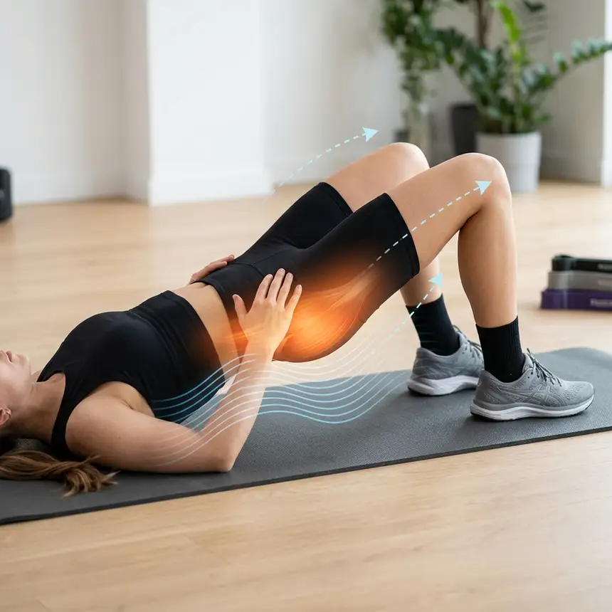 Core glute activation exercise