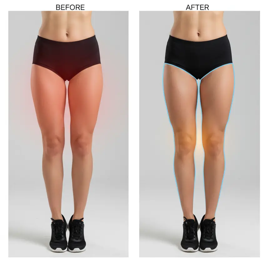 Leg shape transformation