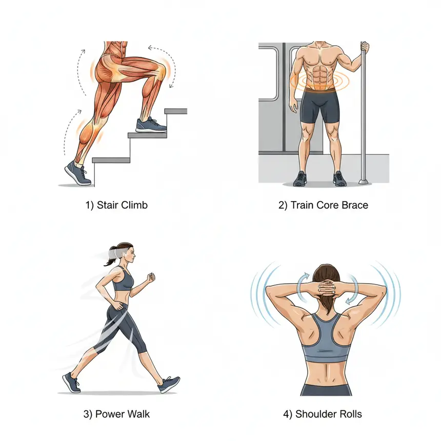 Commute workout routine