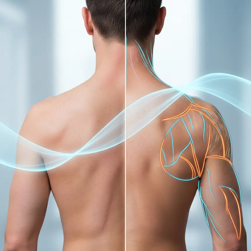 Back muscle transformation, back physique improvement