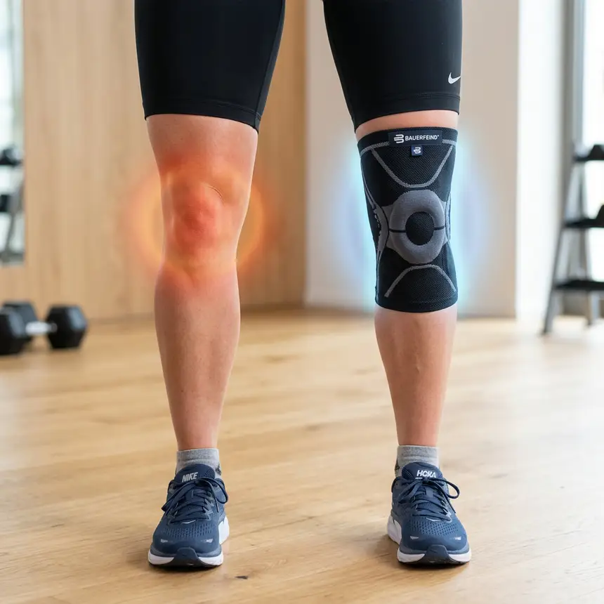 Knee support precautions, recommended use