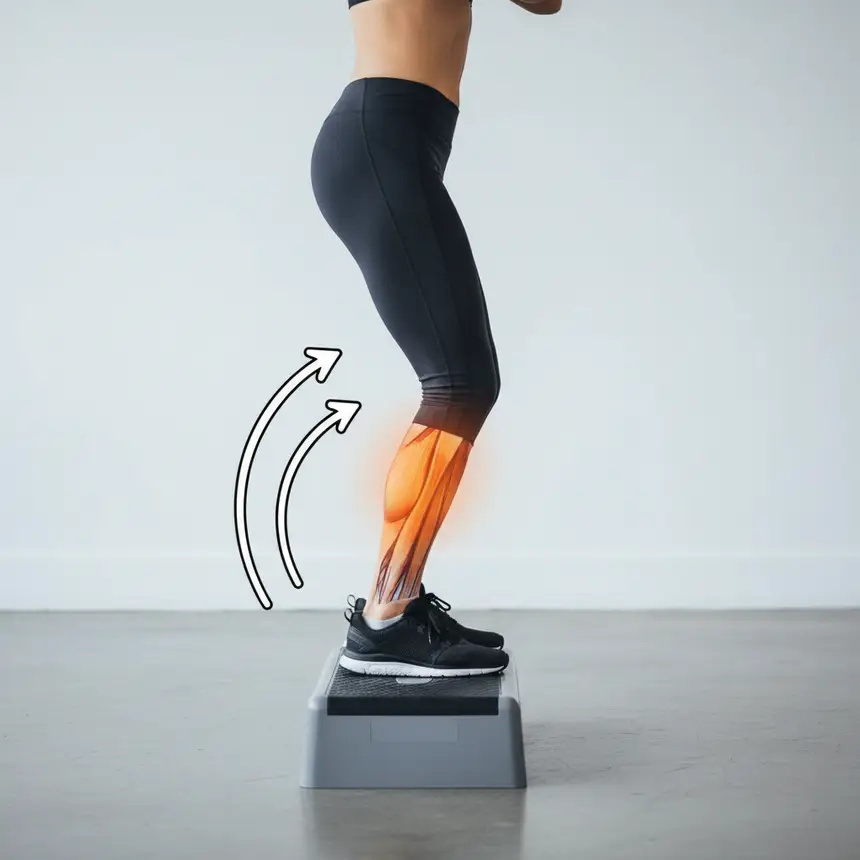 Calf exercise form