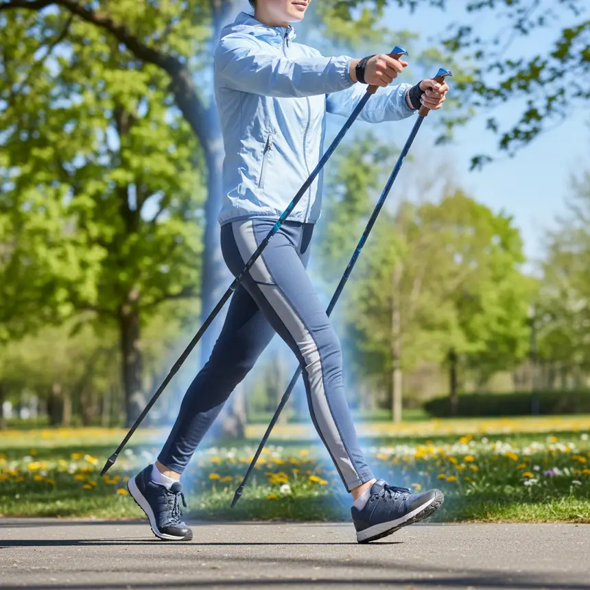 Nordic walking posture and health