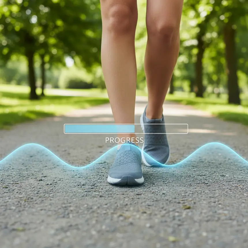 Walking habit, consistent exercise