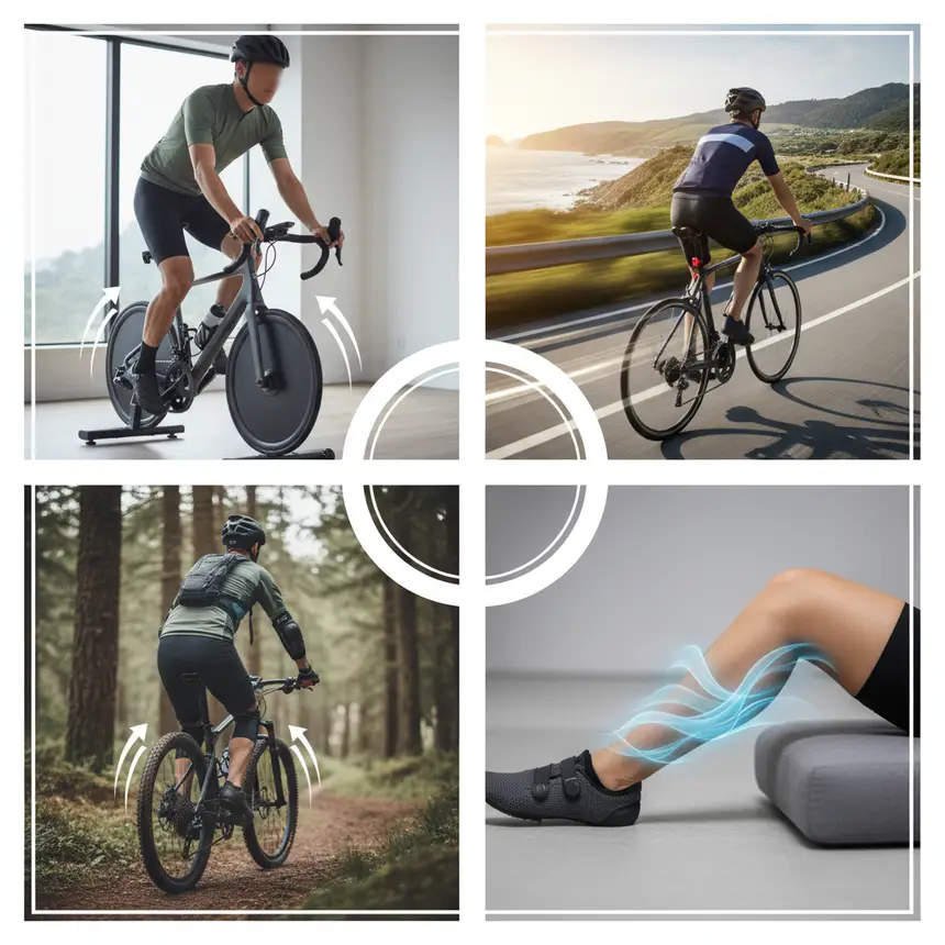 Types of cycling, exercise recovery