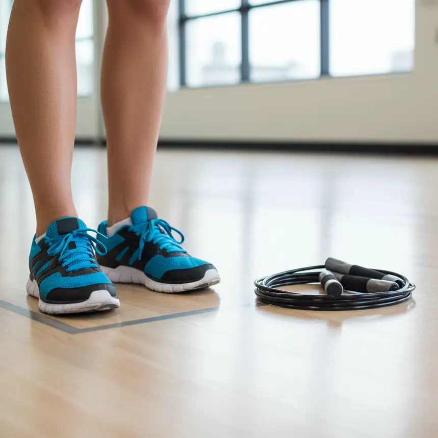 Jump rope equipment and shoes