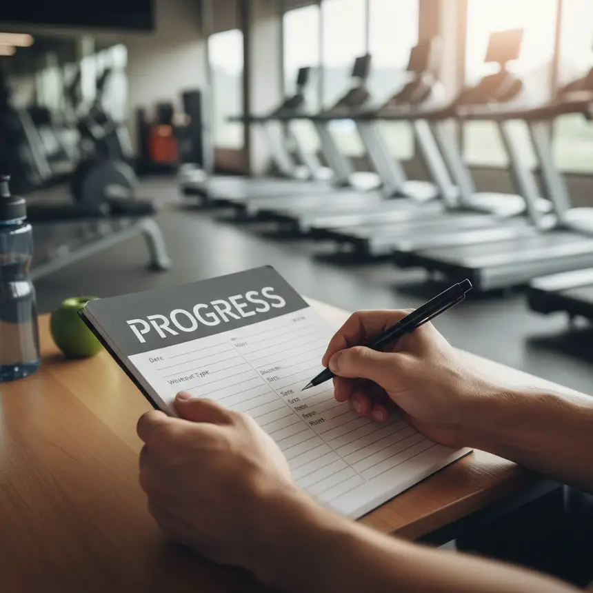 Fitness journal writing