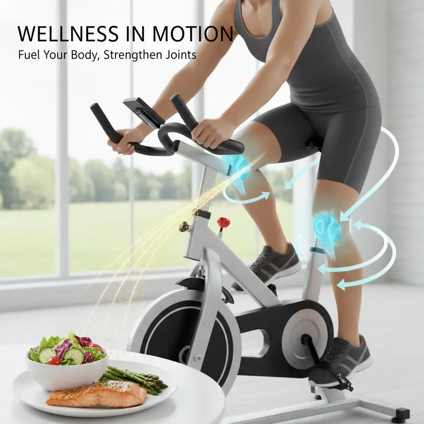 Low-impact exercise and healthy diet