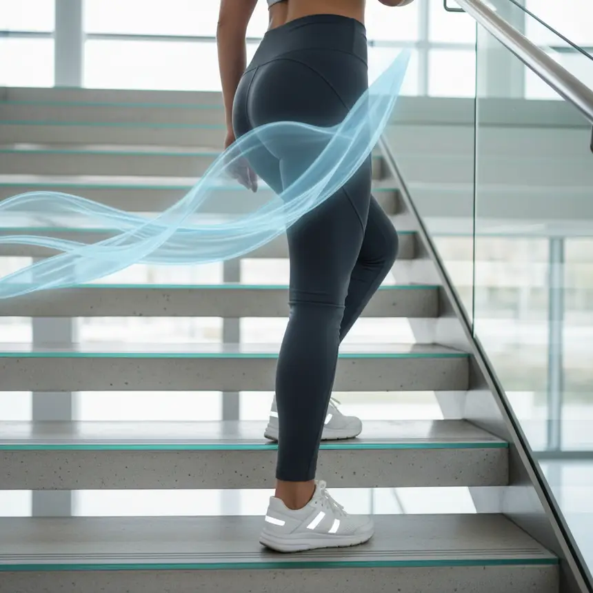 Stair climbing, walking habits, healthy body