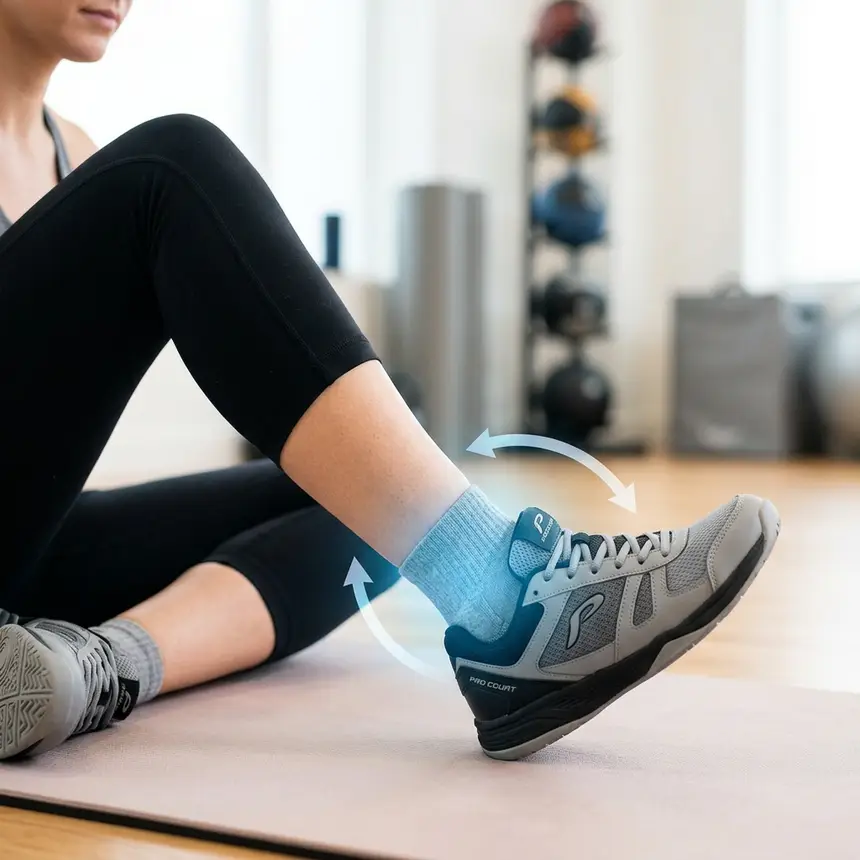 Ankle stretching prevention