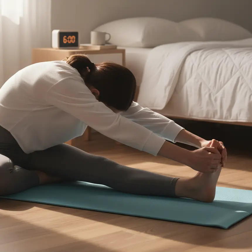 Evening stretch habit