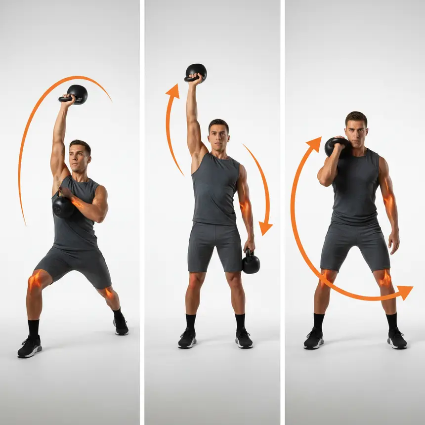 Kettlebell exercise form
