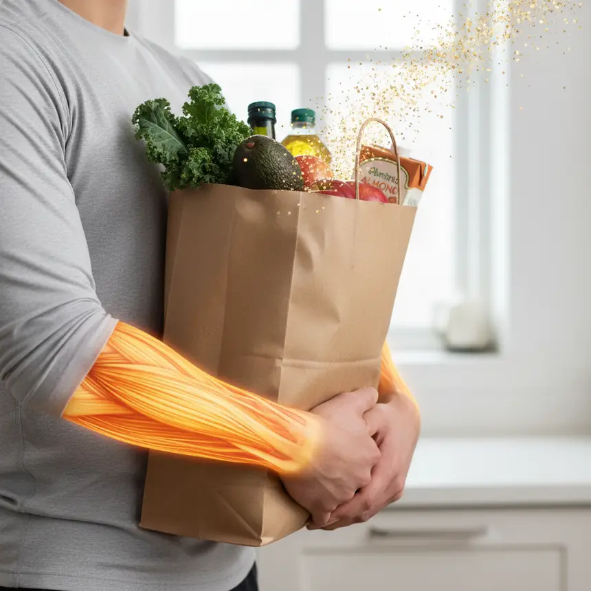 Grocery shopping exercise benefits