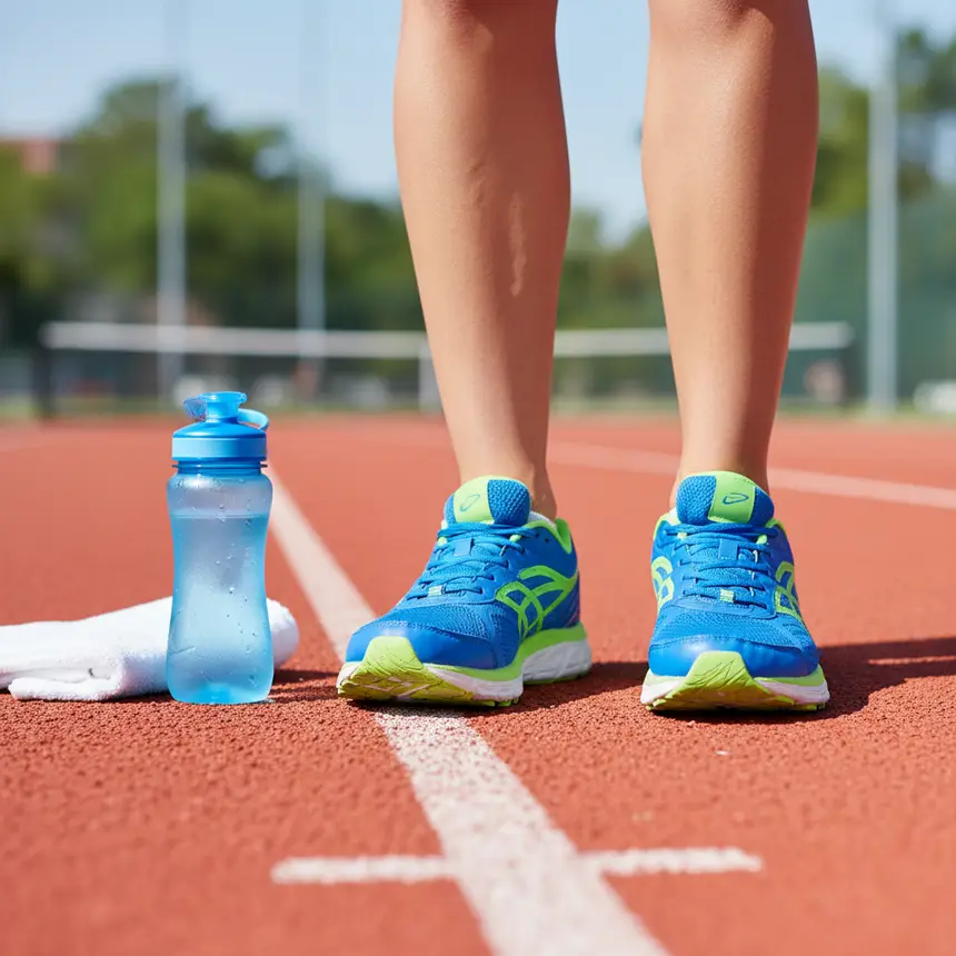 Athletic shoes, hydration