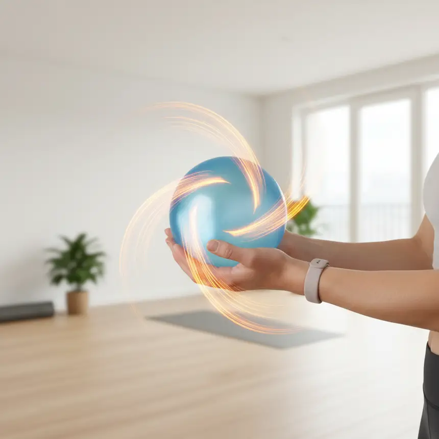 Exercise ball usage