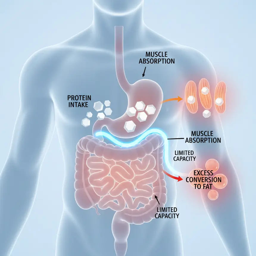 Protein digestion absorption process