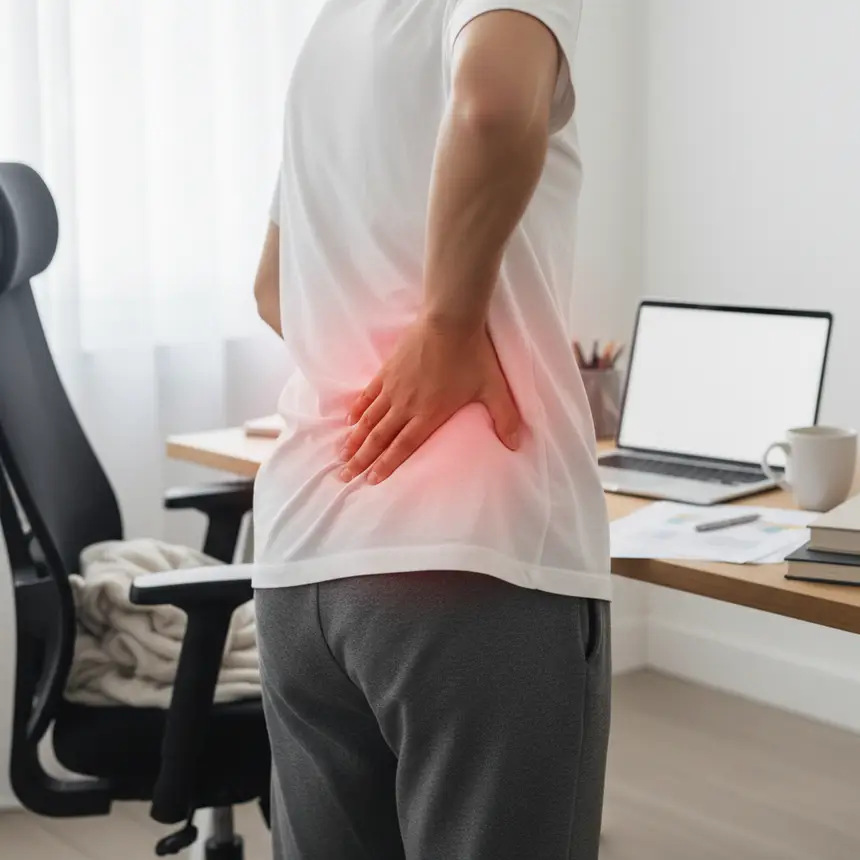 Lower back pain, chronic fatigue
