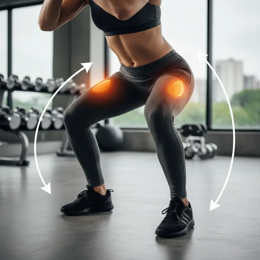 Bodyweight squat strength training