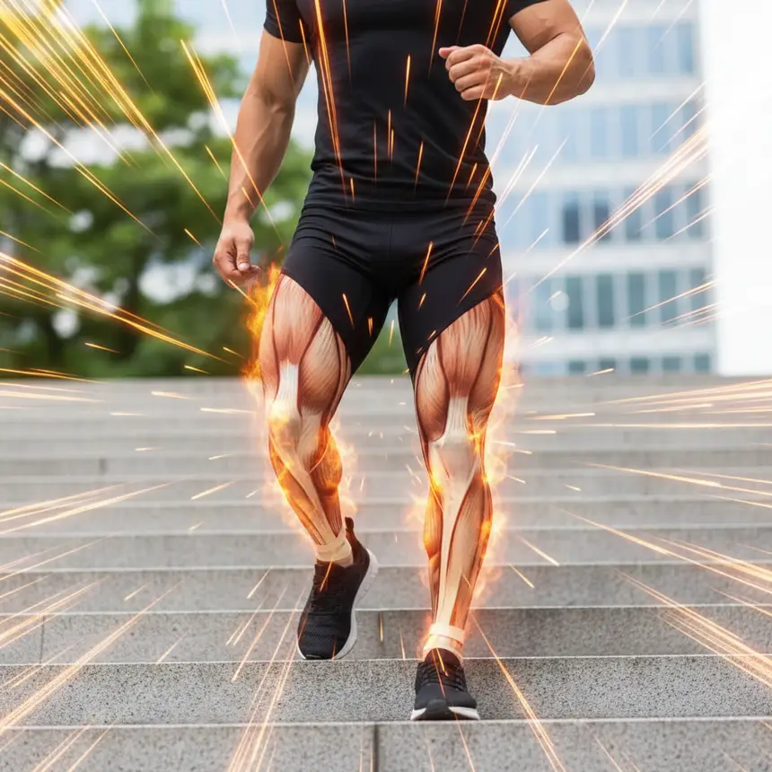 Stair climbing muscle activation