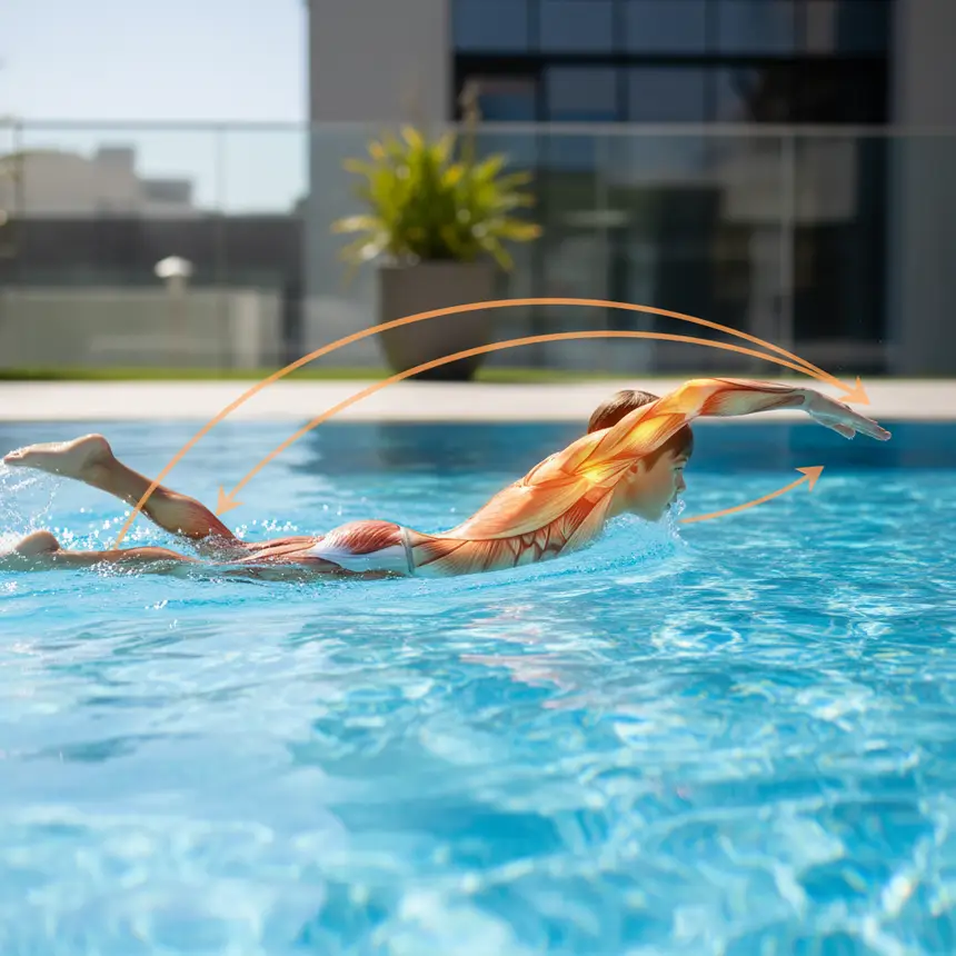 Swimming movements focus improvement