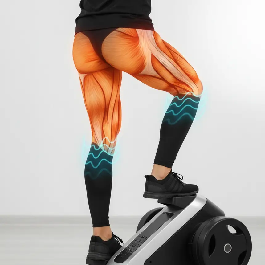 Climber machine muscle activation